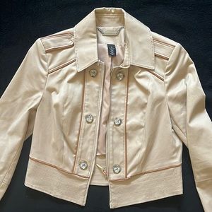 White House black market, tan brown jacket
